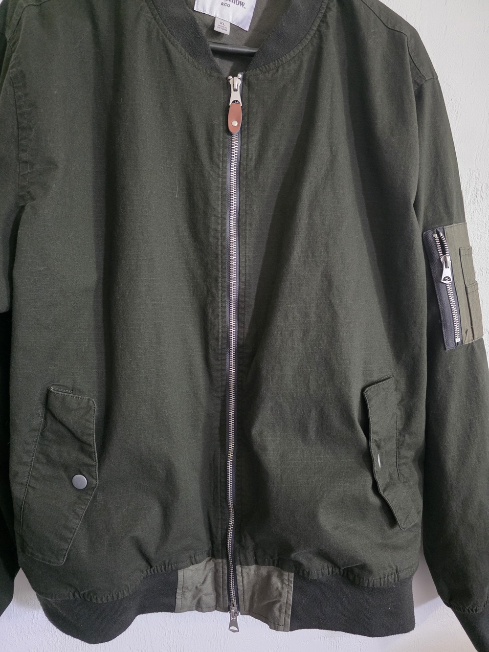 Goodfellow & Co Men's Olive Bomber Jacket